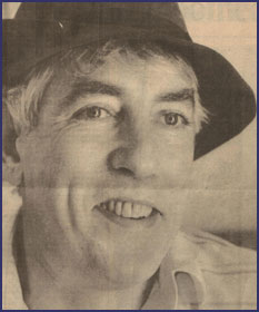 A creased Peter Cook